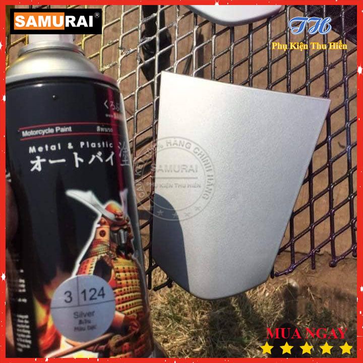 Sơn Xịt Xe Samurai Màu Bạc -Mã 3/124