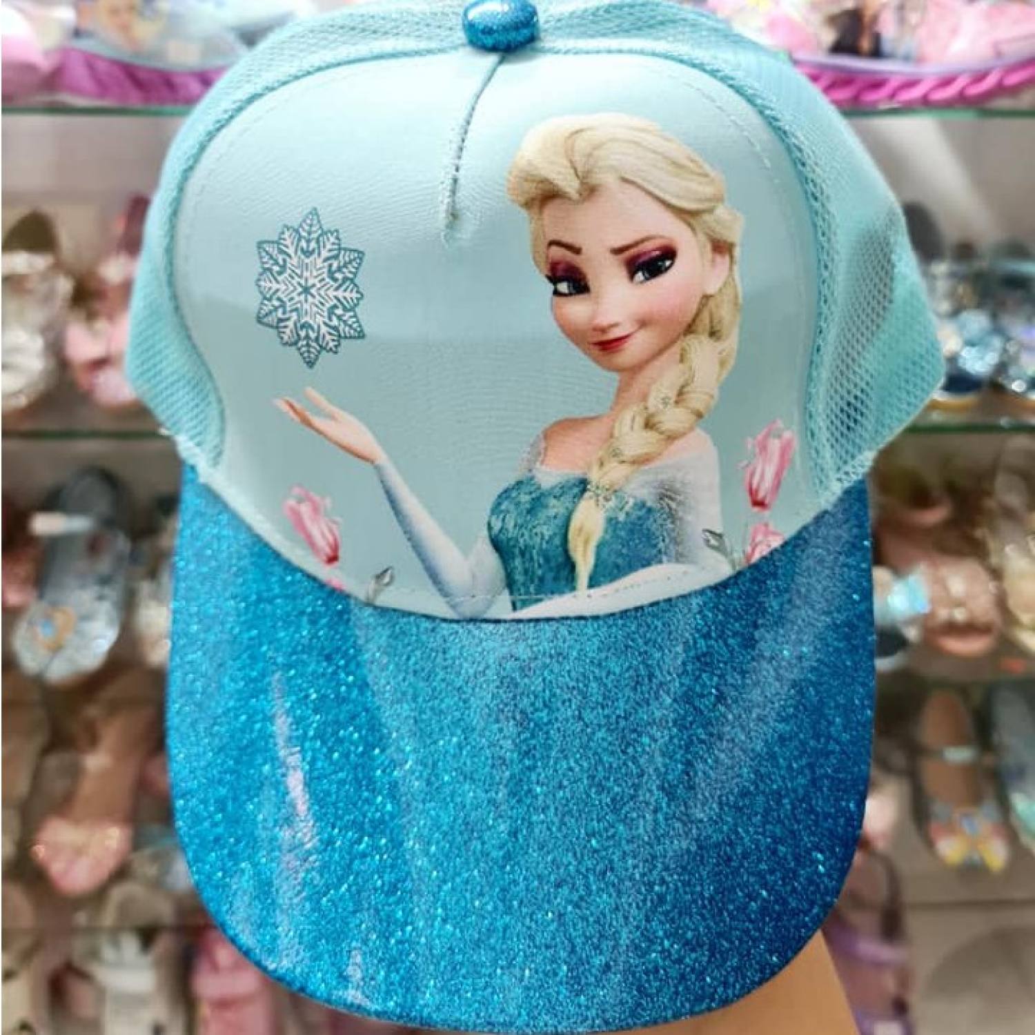 Nón công chúa Elsa lưới cho bé gái