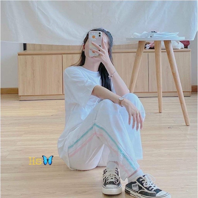 Quần ba sọc phối màu dây HSU0121