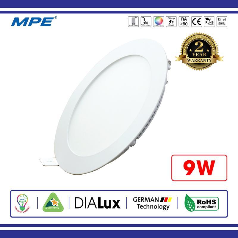 ĐÈN LED PANEL ÂM TRẦN TRÒN 9W MPE