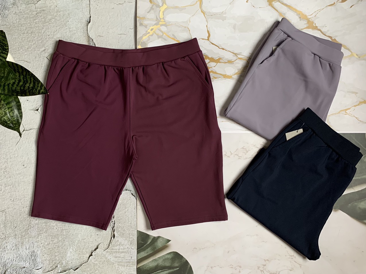 Quần short ngố nữ thun 4 chiều mềm mịn