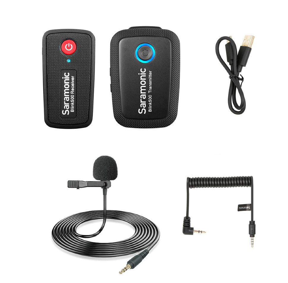 [Trả góp 0%]Mic Thu Âm Không Dây Saramonic Blink500 B1/B1W