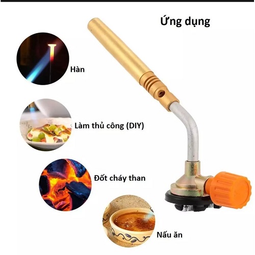 [ LOẠI XỊN ] Đèn khò hàn ống đồng, Đầu khò lửa , Sử dụng bình gas mini,Chất liệu: đồng + kim loại bền cao cấp