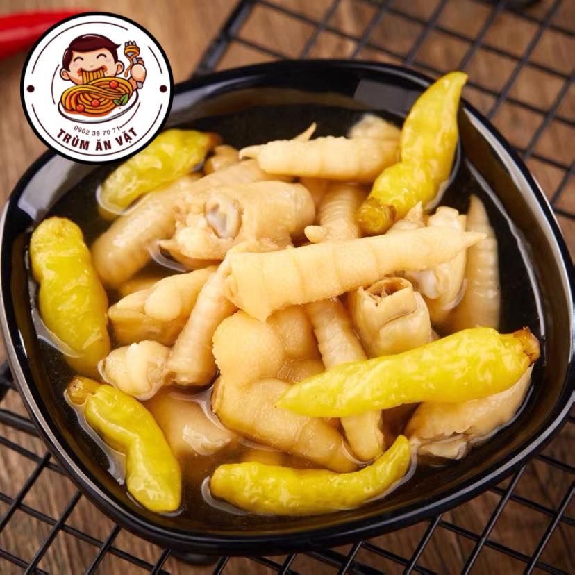 [HCM][TRÙM ĂN VẶT]-210GR CHÂN GÀ ỚT XANH YUYU