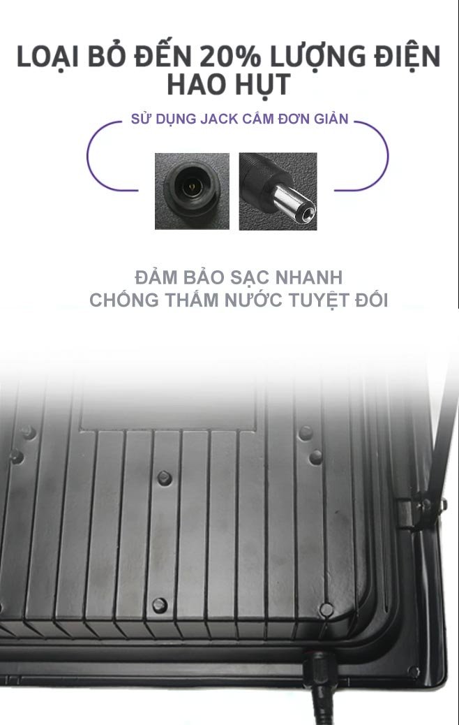 Đèn Pha LED Năng Lượng Mặt Trời Vạn Năng 200W Cao Cấp