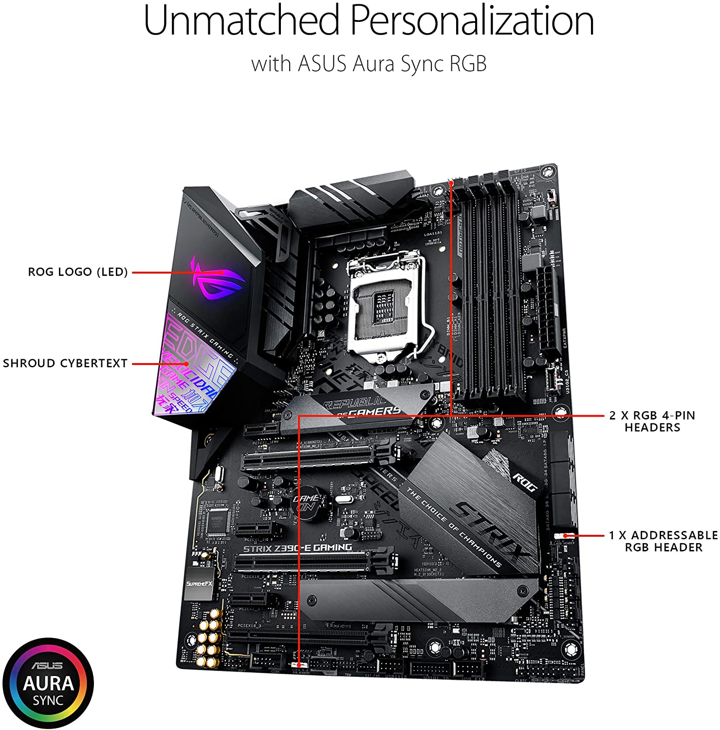 [Trả góp 0%]BO MẠCH CHỦ MAINBOARD ASUS ROG STRIX Z390-E GAMING