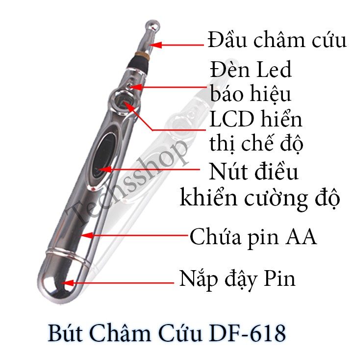 Bút châm cứu DF-618 - Máy châm cứu trị liệu - Không dùng kim