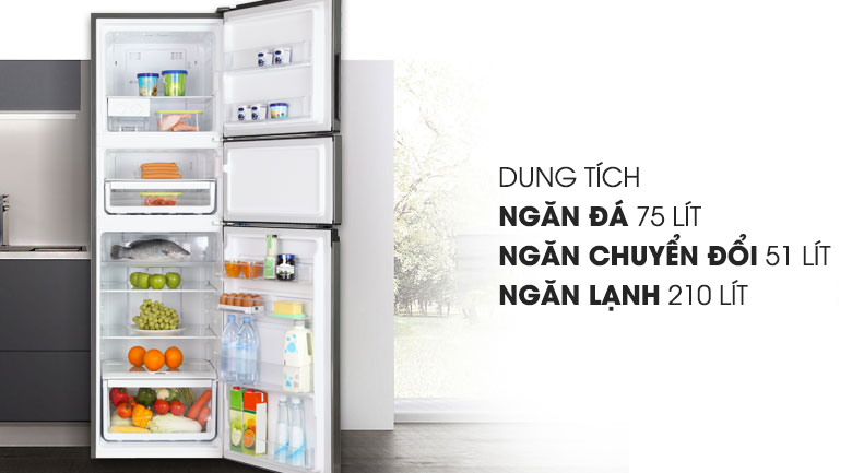 [TRẢ GÓP 0%] Tủ lạnh inverter Electrolux EME3700H-H 337 Lít (Giá áp dụng giao tại HN, HCM& các tỉnh liên hệ shop)