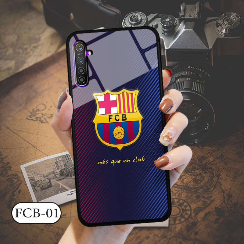 Ốp kính 3D REALME 6 Pro - in biểu tượng đội bóng