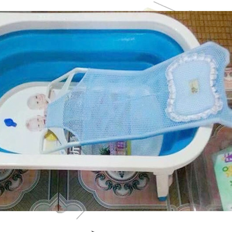 Lưới tắm kèm gối cho bé