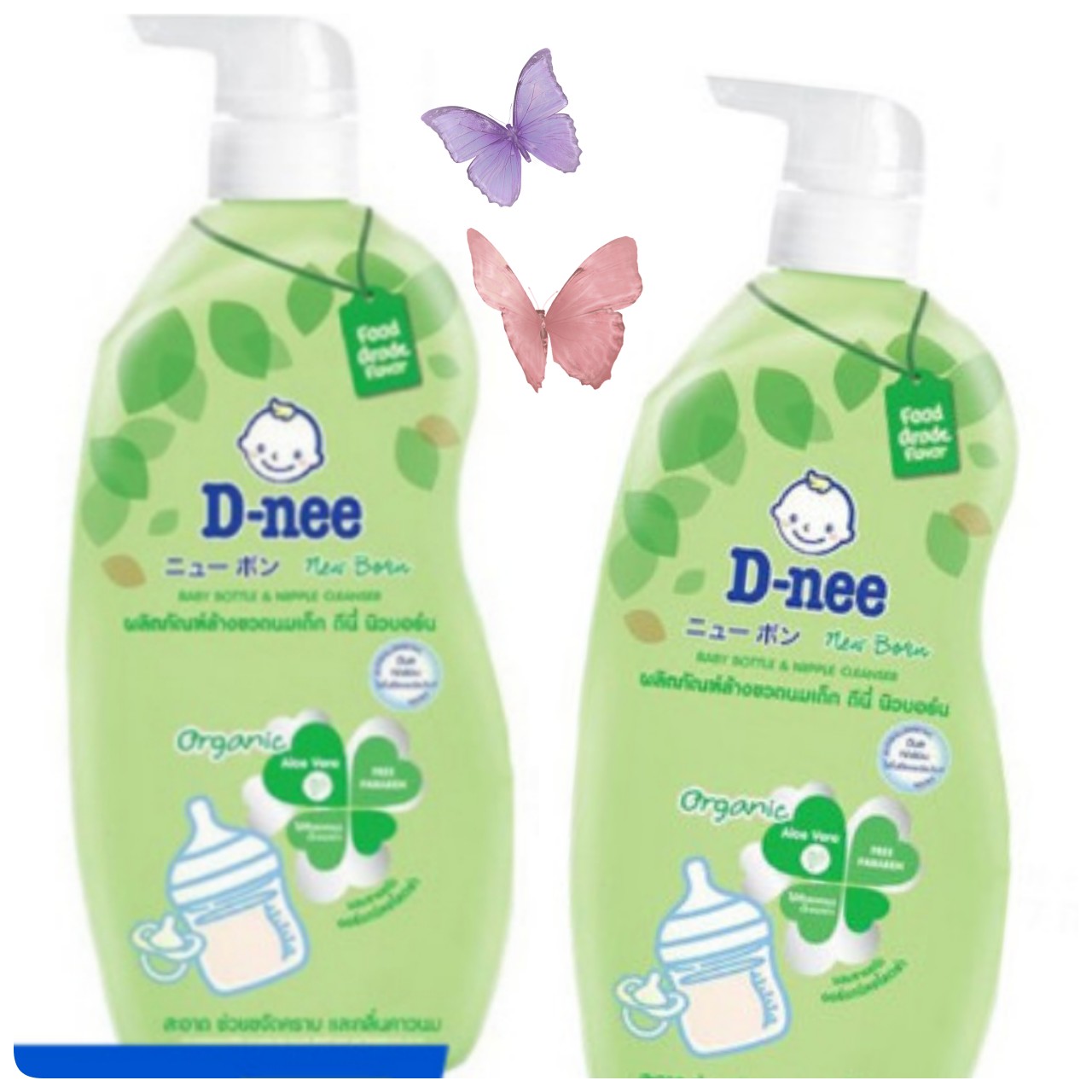 Nước rửa bình sữa Dnee Organic 600/620ml Thái Lan