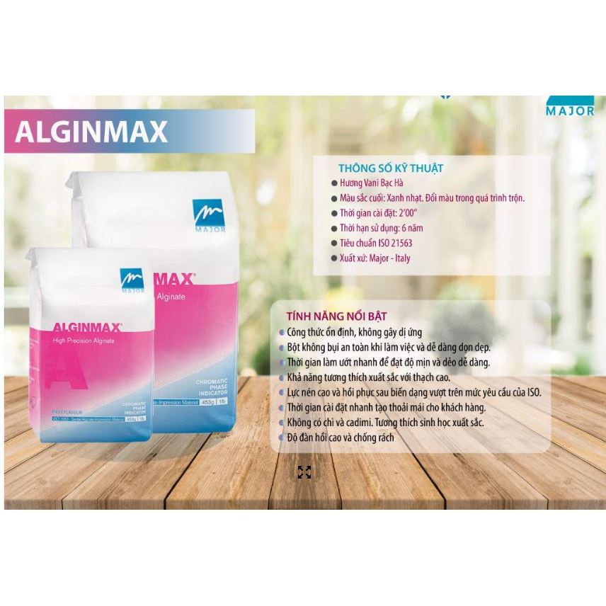 VẬT LIỆU LẤY DẤU NHA KHOA  ALGINATE MAX