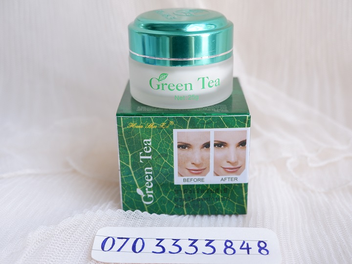kem trắng da 7 ngày Green tea - Màu Trắng