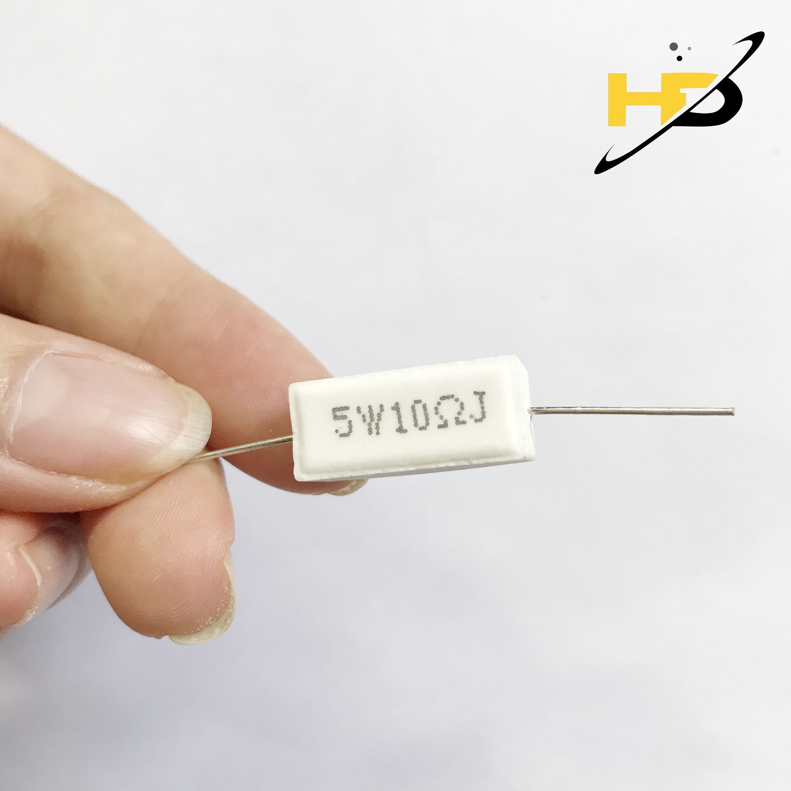 [10 CON] Điện Trở Công Suất, Trở Sứ 5W 10R Chân Đồng