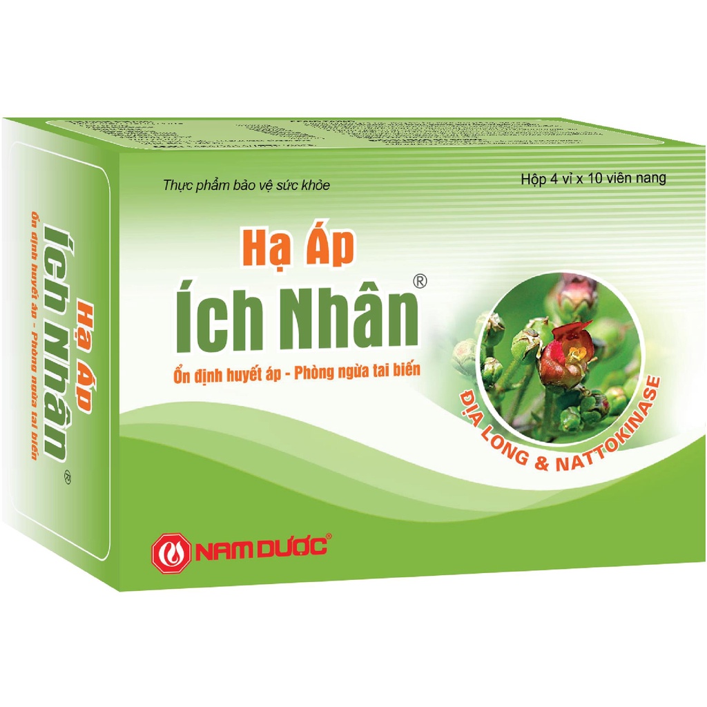 Hạ áp ích nhân hỗ trợ hạ áp và ổn định huyết áp