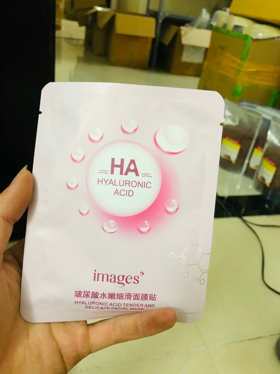 10 miếng mặt nạ HA cấp ẩm dưỡng da