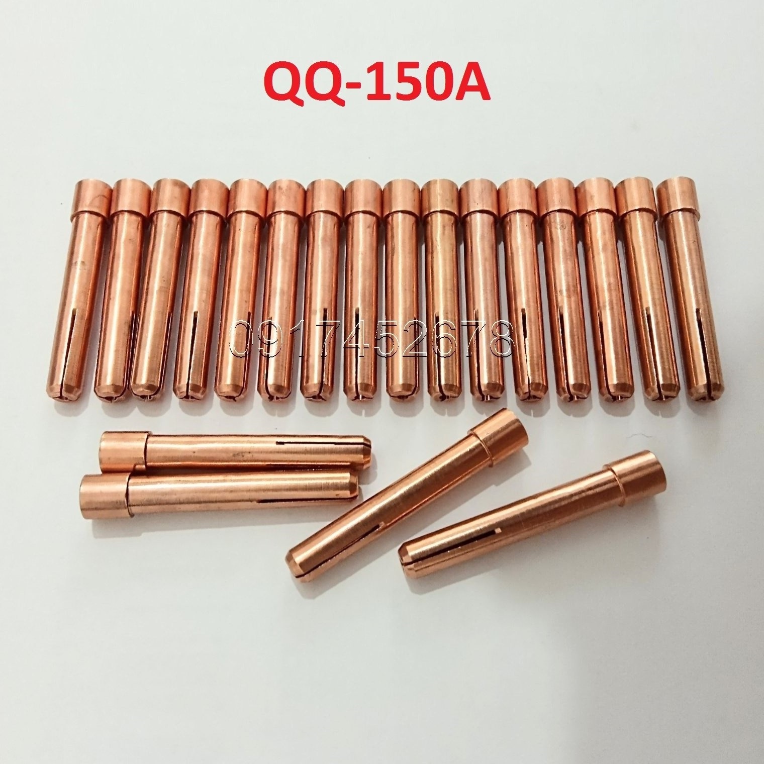 Kẹp kim mỏ hàn tig QQ150 - 10 cái Đầu kẹp kim hàn tig loại ngắn 1.6/2.0/2.4*36mm