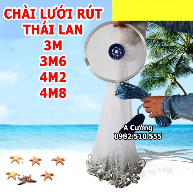 Chài Cước Rút Thái Lan Siêu Rẻ - Đủ Size