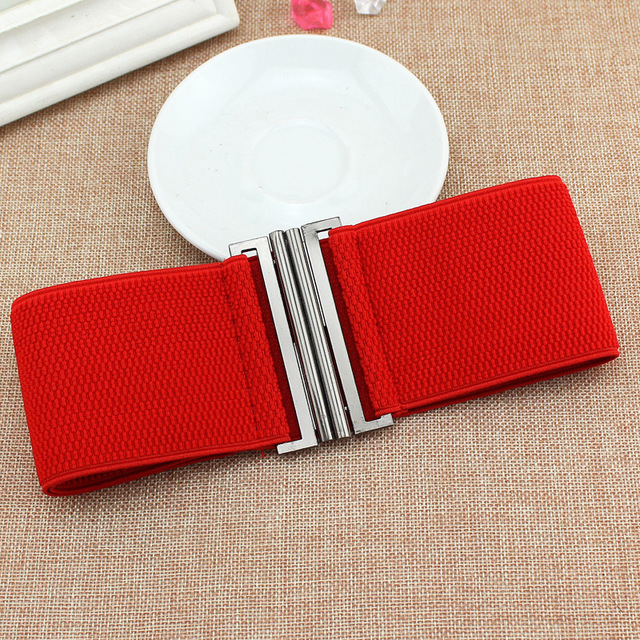 Thắt lưng nữ bản to 6cm phụ kiên dễ phôi đồ
