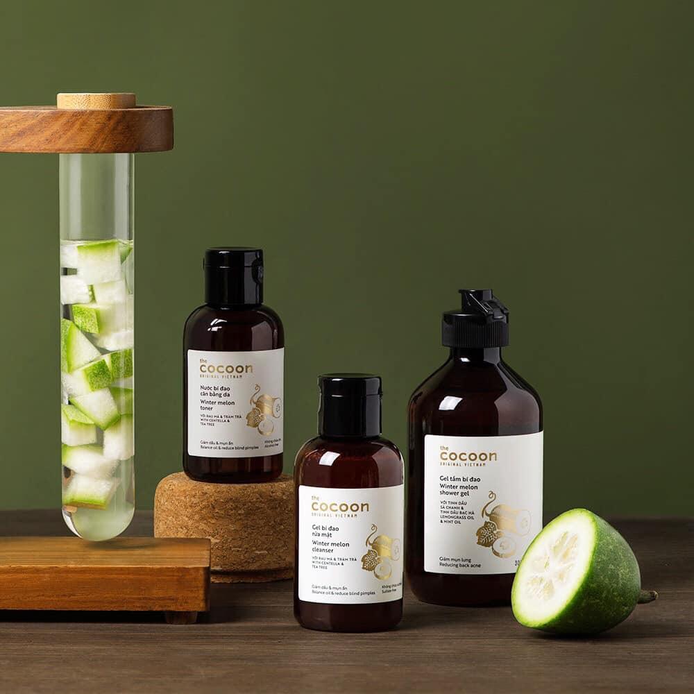 Gel rửa mặt bí đao Cocoon (Winter melon cleanser) 140ml BA TU SHOP