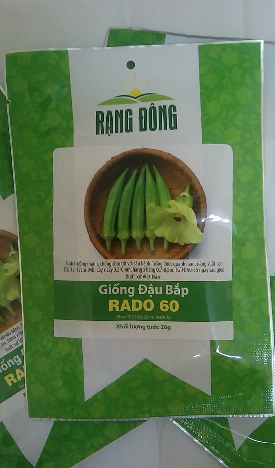 Hạt giống Đậu Bắp 20g