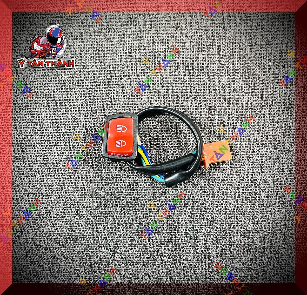 Nút passing Đỏ cho cùm công tắc NVX