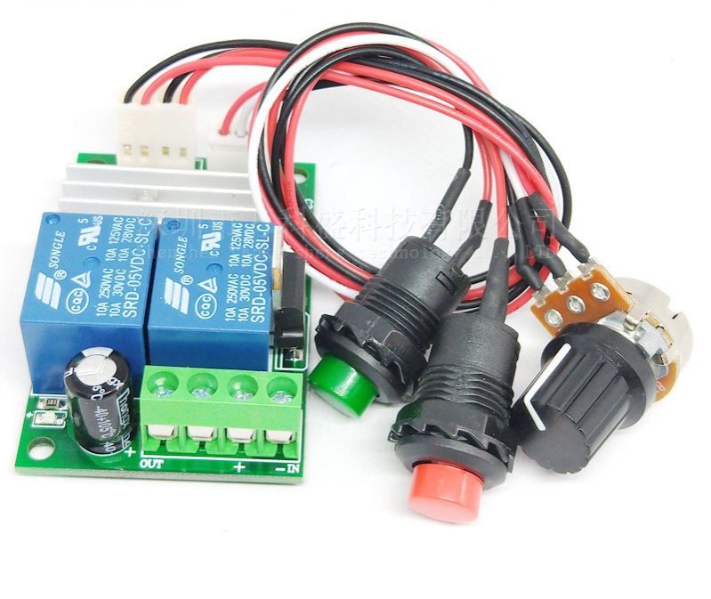 Bộ Điều Khiển Tốc Độ Động Cơ DC 6V 12V 24V PWM DC Có Đảo Chiều Quay