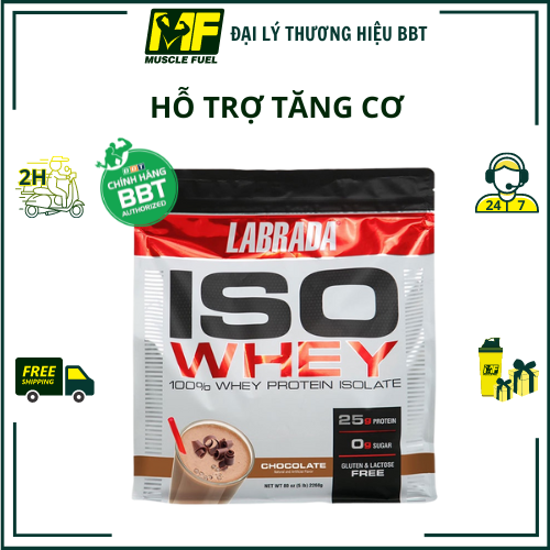 {QUÀ TẶNG}LABRADA ISO WHEY – 100% Whey Protein Tinh Khiết- 71 lần dùng