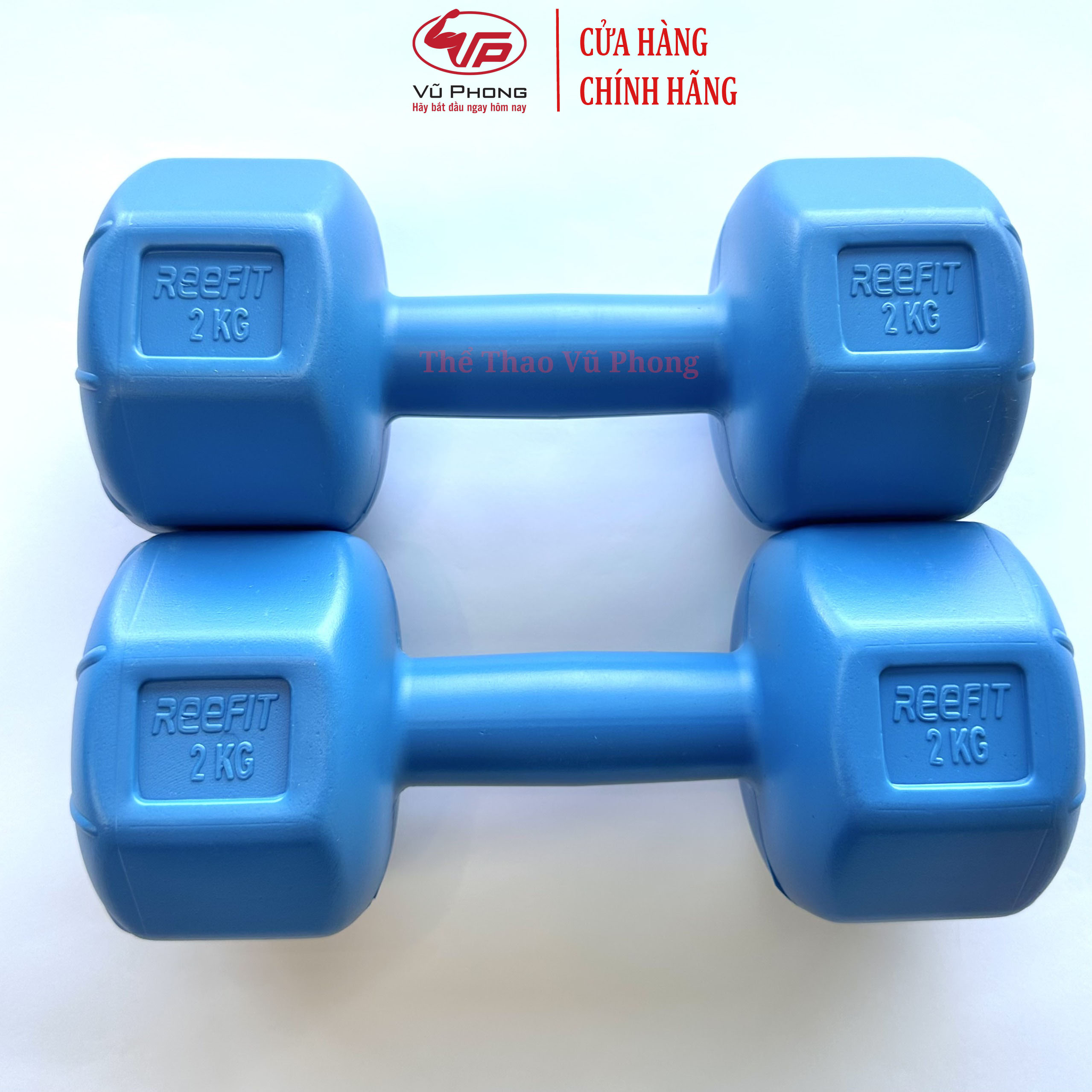 Bộ 2 Tạ Nhựa Bát Giác 2KG (Đã Có Ruột)