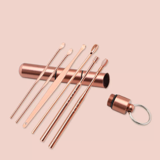 BỘ DỤNG CỤ LẤY RÁY TAI 6 MÓN THÉP KHÔNG GỈ ĐA NĂNG AN TOÀN VỆ SINH