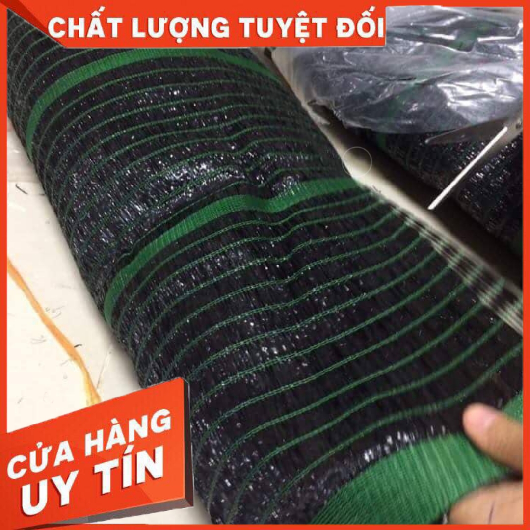 Lưới che nắng thái lan khổ 3m - màu xanh