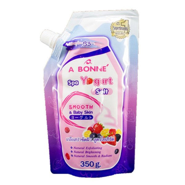 Muối Tắm Trắng và Tẩy Tế Bào Chết A Bonne Spa Yogurt Salt 350g cao cấp