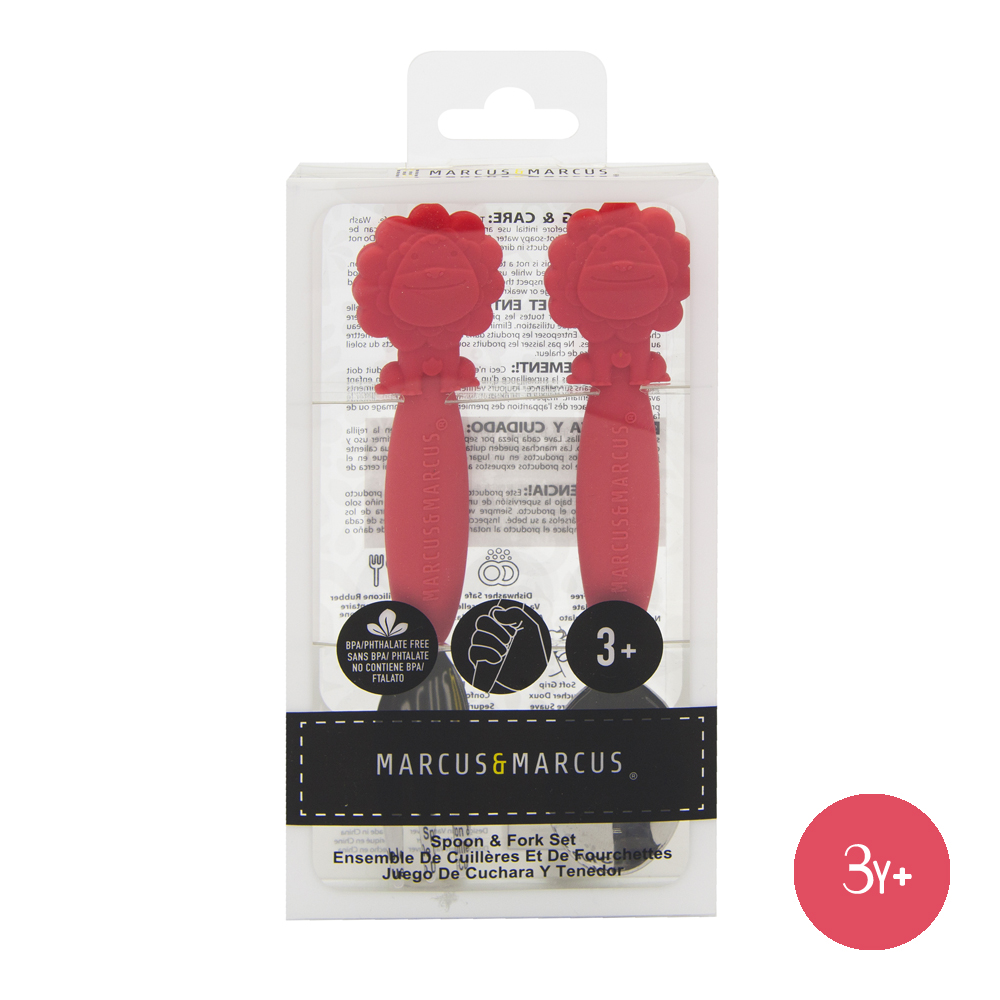 Bộ thìa nĩa ăn dặm cho bé Marcus & Marcus, từ 3 tuổi - Marcus