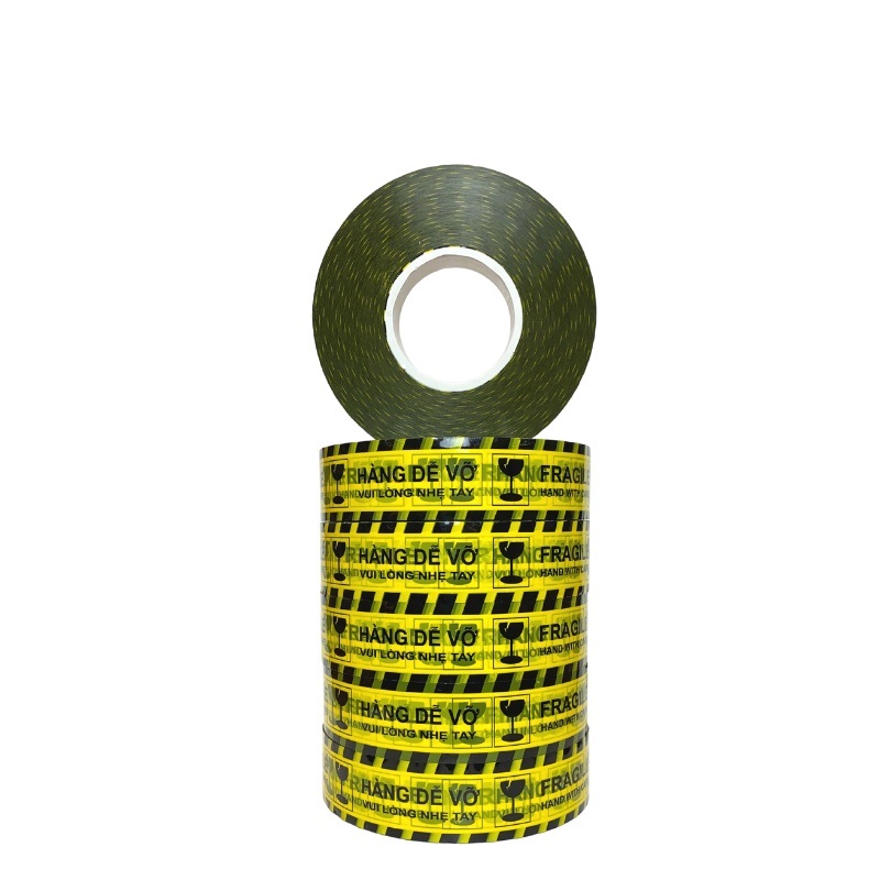 Băng keo in chữ Hàng dễ vỡ - 100yard( 1 cuộn)
