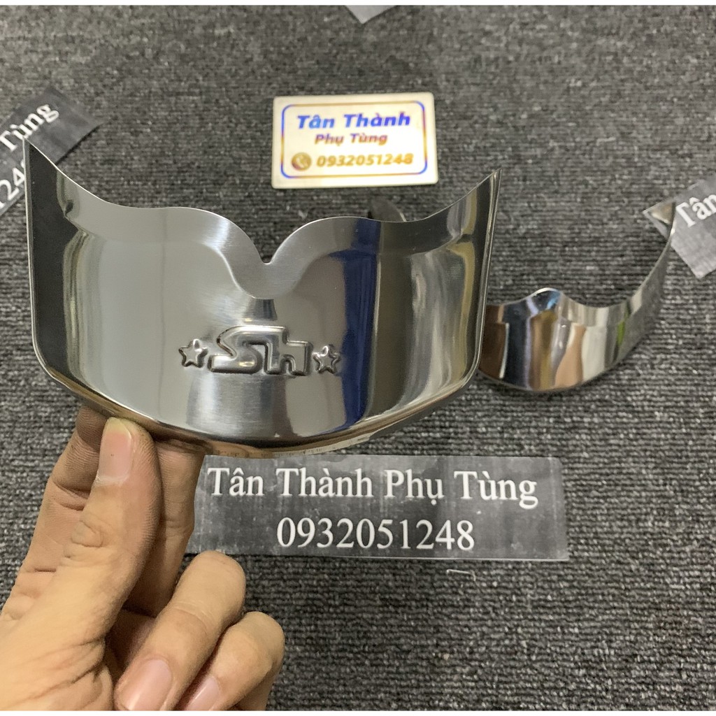 Mỏ Dè trước sau Inox gắn SH VN 2017-2019