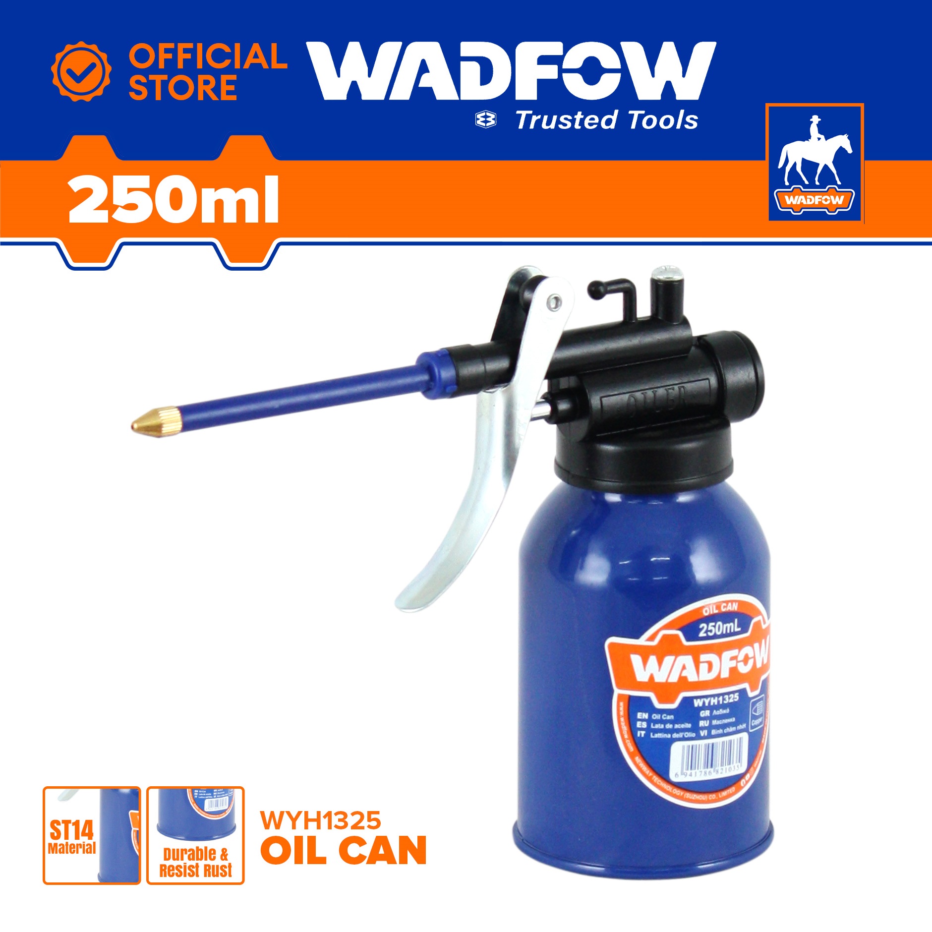 Bình châm Nhớt 500ml Oil Can WADFOW TOLSEN 65225