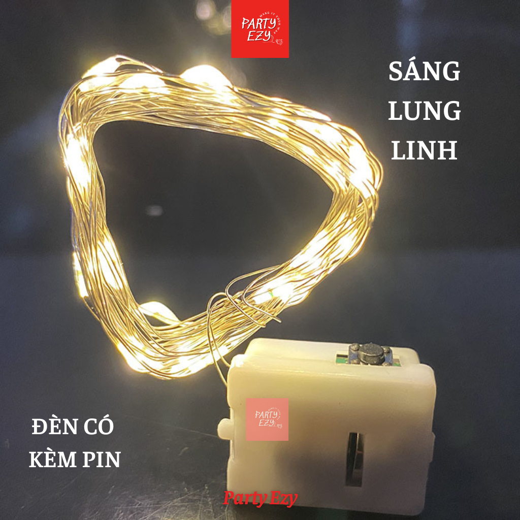 ĐÈN LED FAIRY LIGHT 1M, 2M-ĐÈN ĐOM ĐÓM TRANG TRÍ