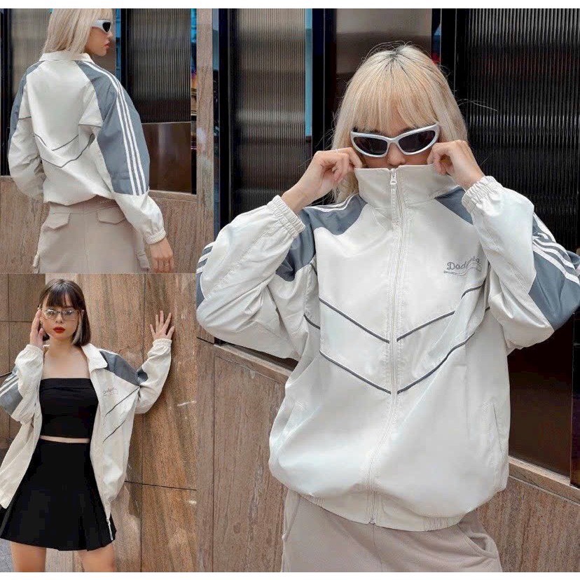 Áo khoác dù nam nữ 2 lớp dodger cực ngầu phối sọc viền siêu đẹp hot trend
