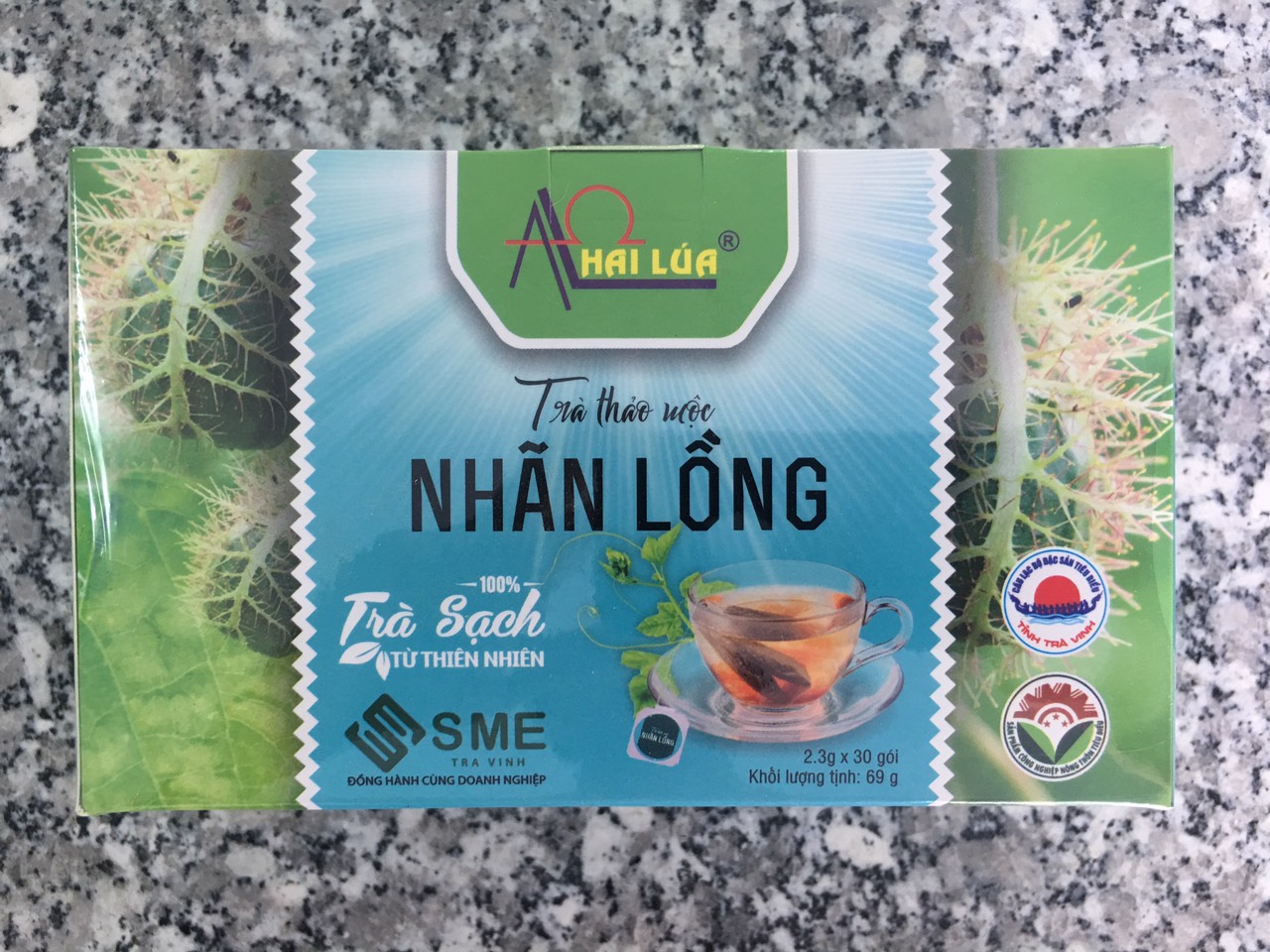 Trà thảo mộc Nhãn Lồng hộp 30 gói