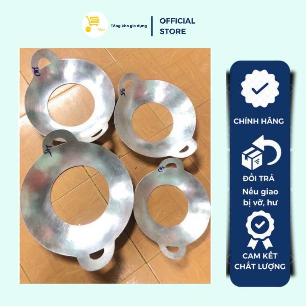 Vỉ Chảo Máy Bay Đủ Size, Chảo Lót Nồi Nấu Bếp Củi Bền, Dày Dặn, Tiện Lợi | MTA-MART