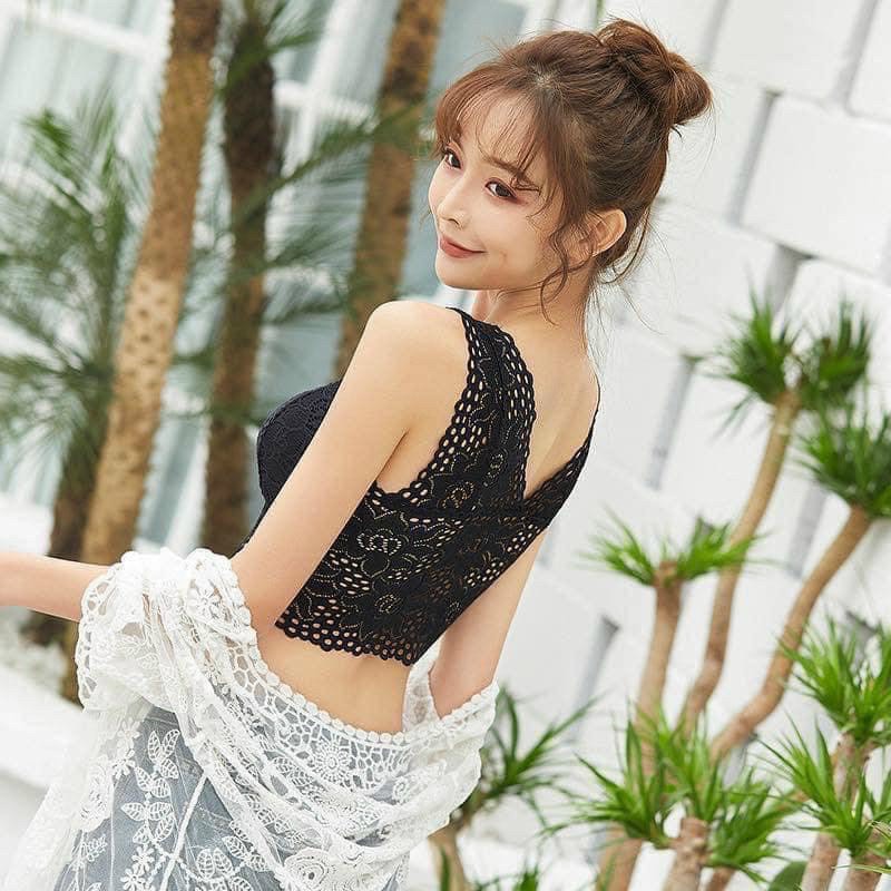 Áo lá kiểu bra ren form siêu đẹp K121