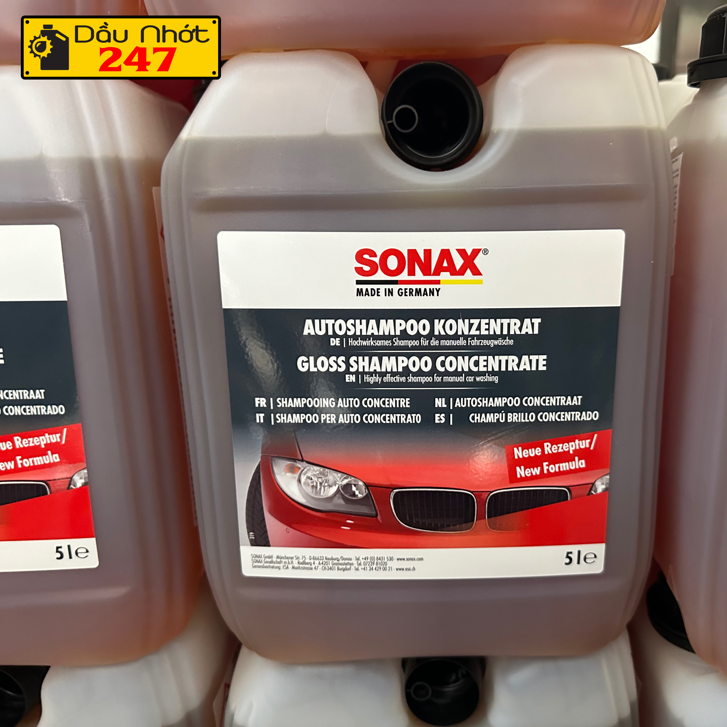 Nước rửa xe Sonax - Can 5L