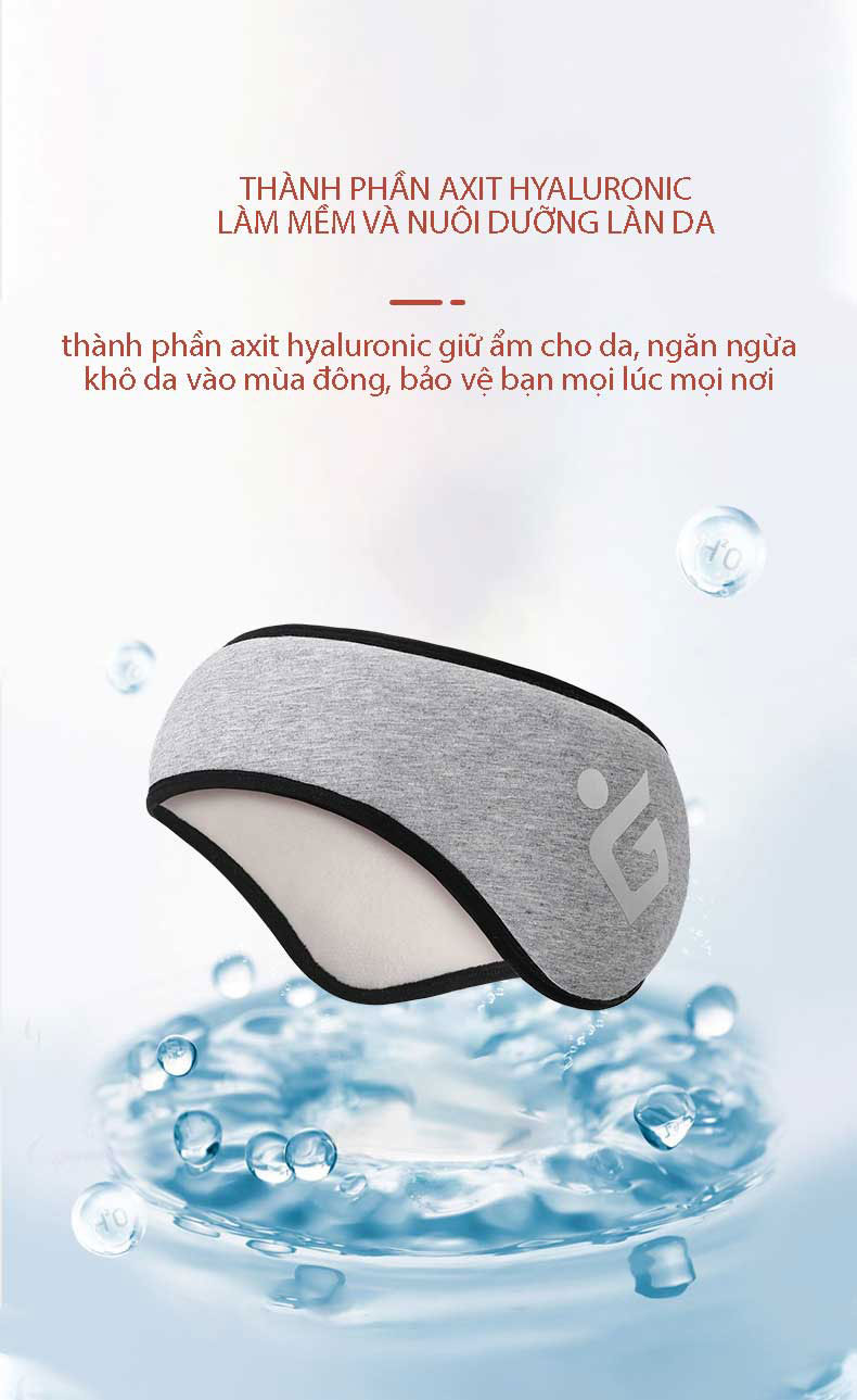 Băng đô chụp tai lông cừu siêu ấm