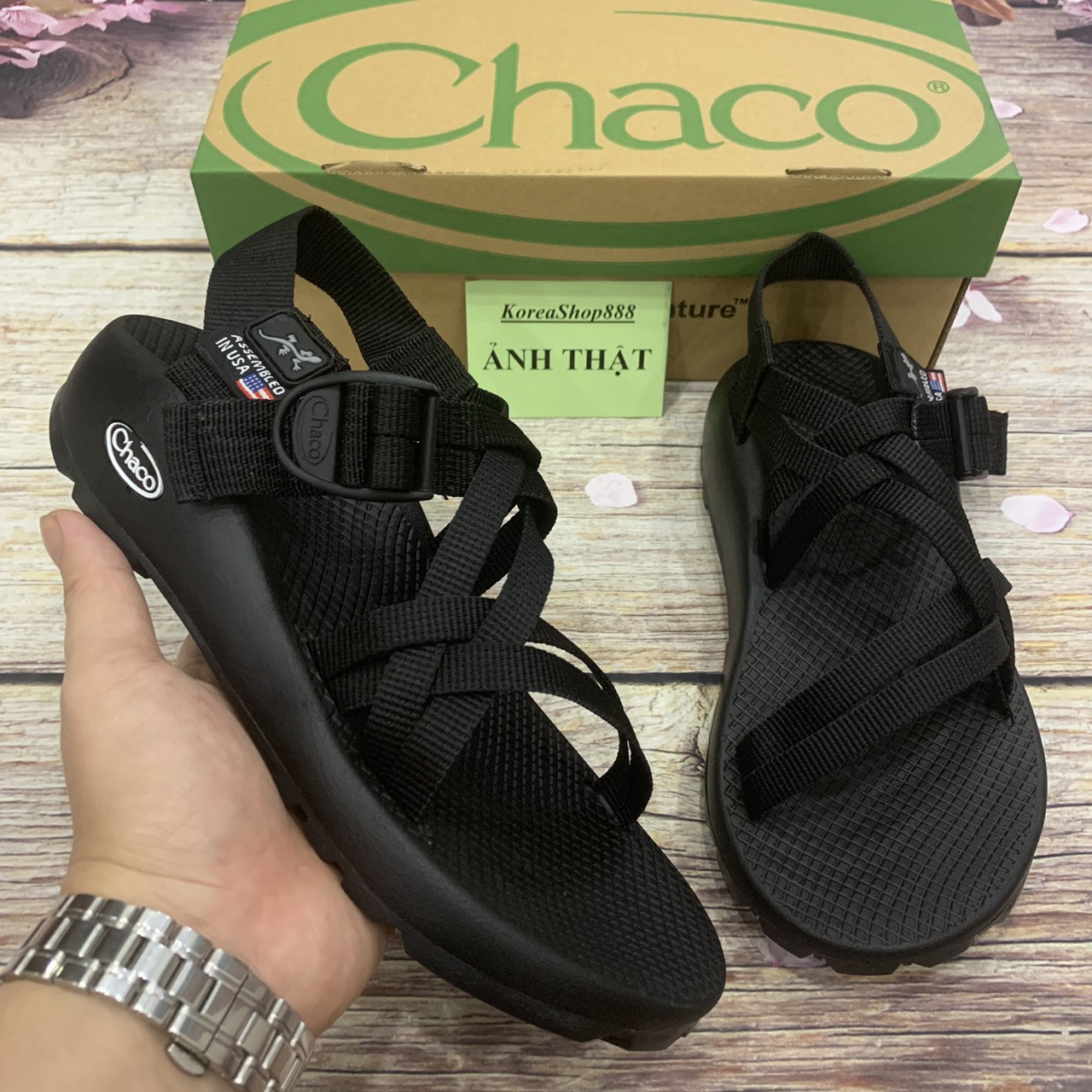 Giày sandal chaco nam dép chaco sandal nam chaco mã d150