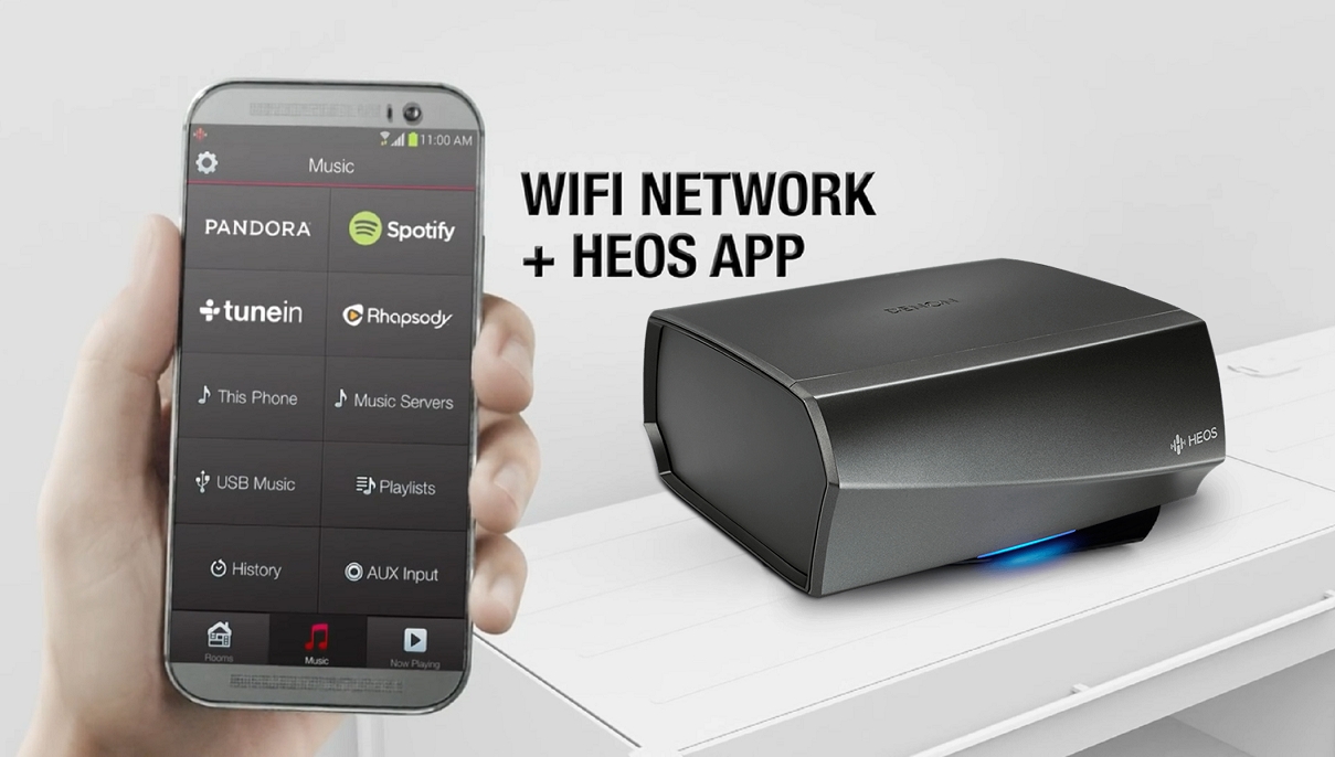 [Trả góp 0%] Thiết Bị Music Sever DENON HEOS Link HS2