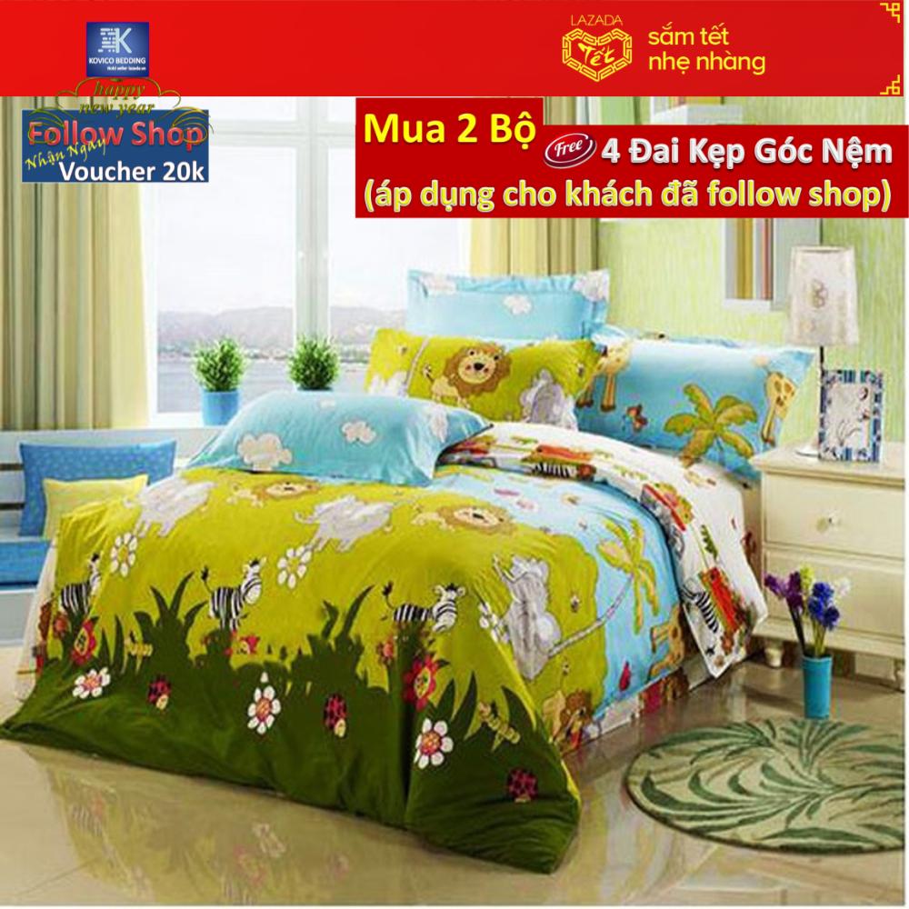 (FreeShip MAX) Bộ ga bọc vườn thú 1m8x2m