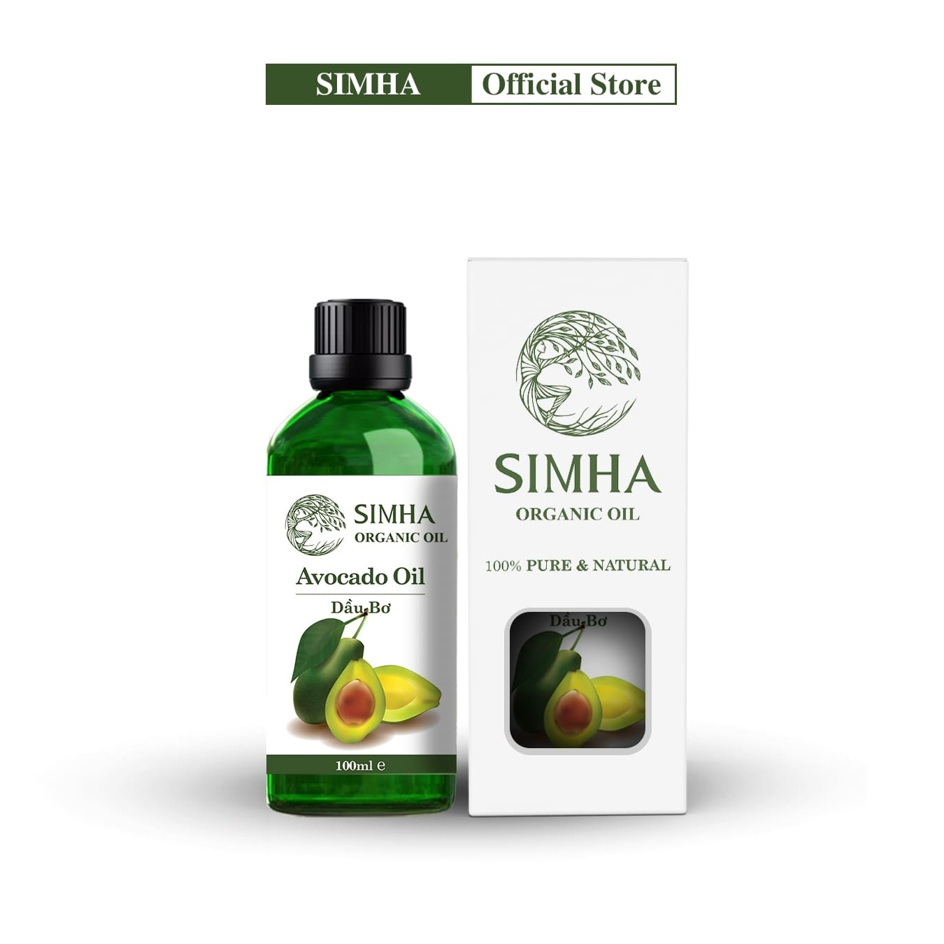 Dầu Bơ SIMHA giúp mềm mại làn da loại 100ml