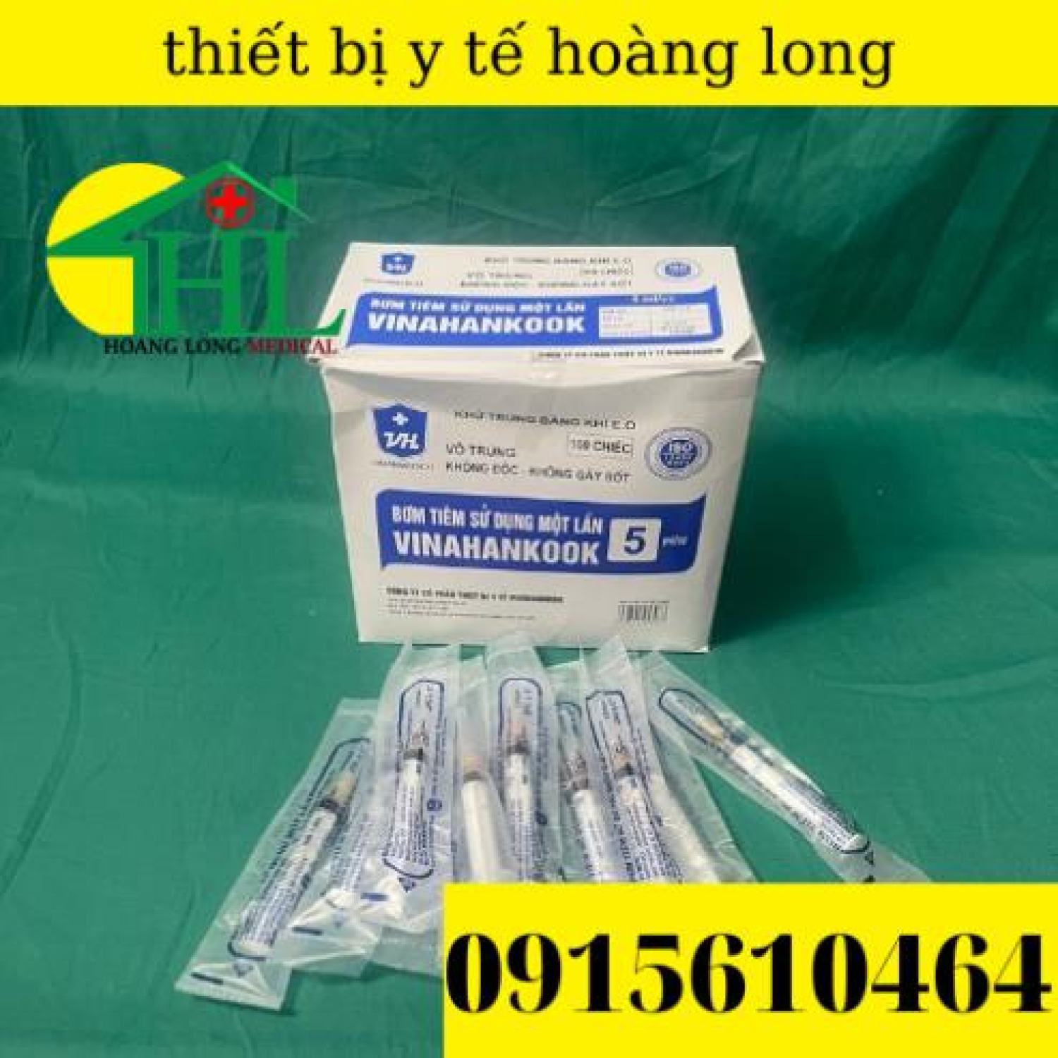 Bơm tiêm 1 lần Vinahankook 5ml