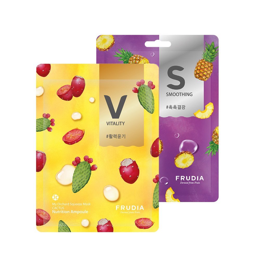 [H&B GIFT]  Combo 2 Miếng Mặt Nạ Dưỡng Da Thuần Chay Frudia Mask 20ml/pc
