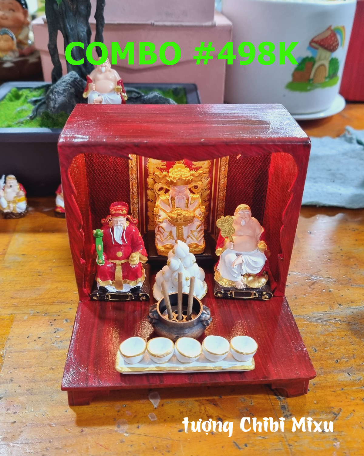 Bàn thờ Thần Tài Thổ Địa mini nhiều mẫu